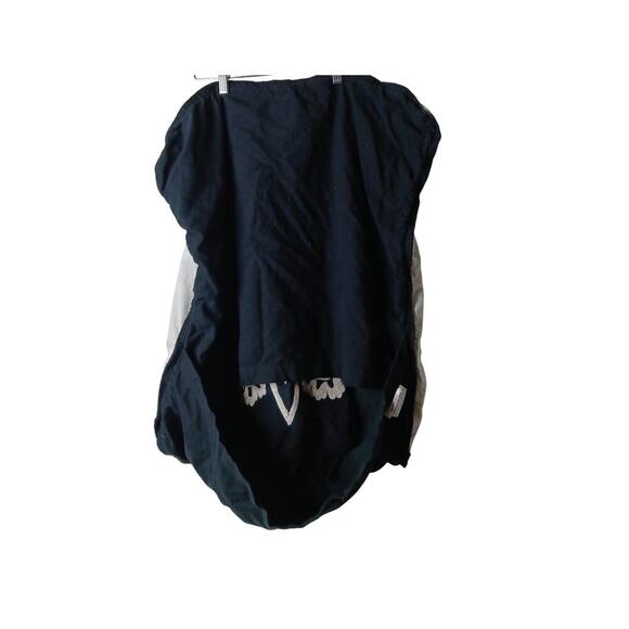 Pottery Barn Black Embroidered Floral Euro Pillow Cover 25x25 Cotton Single - Picture 9 of 11